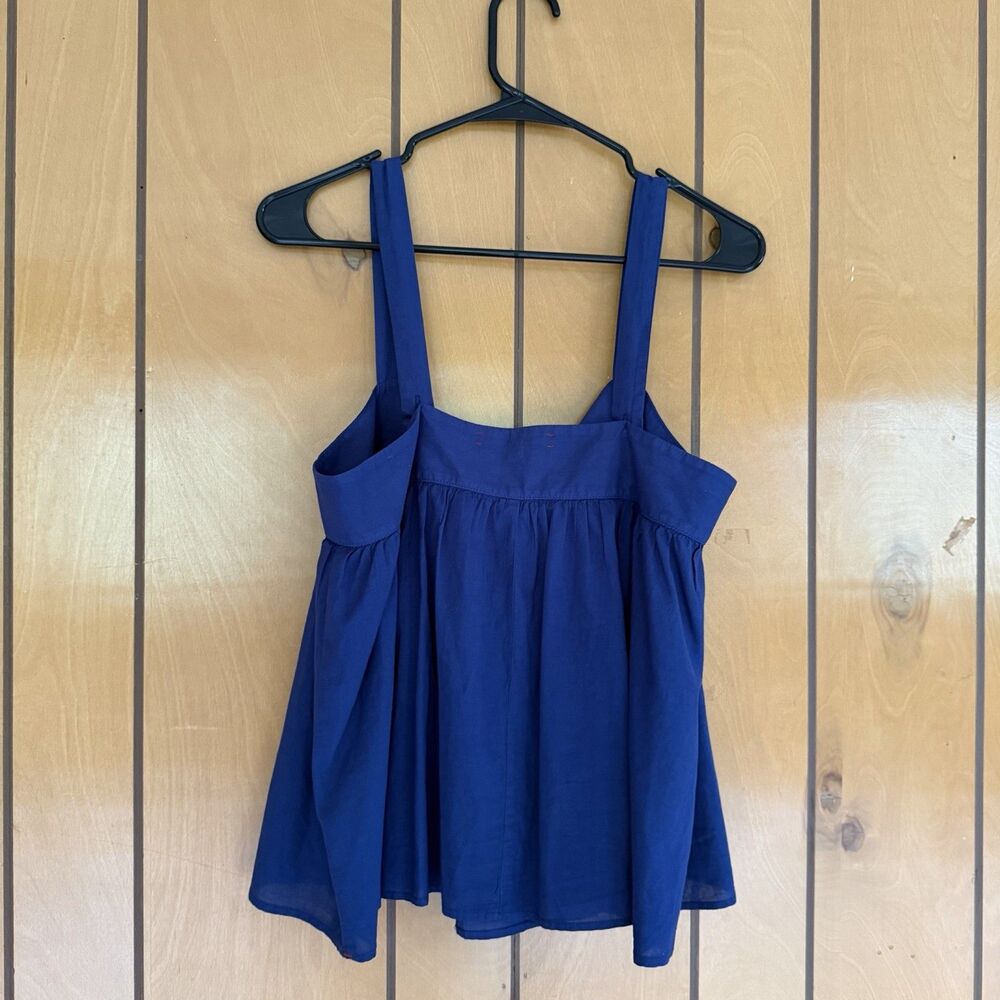 XIRENA Women's Kyra Tank Top 100% Cotton Nightshade Blue Medium MSRP $143 - Picture 3 of 12